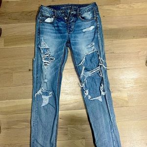 American Eagle , Lightly Worn, Boyfriend Jeans! Size 2